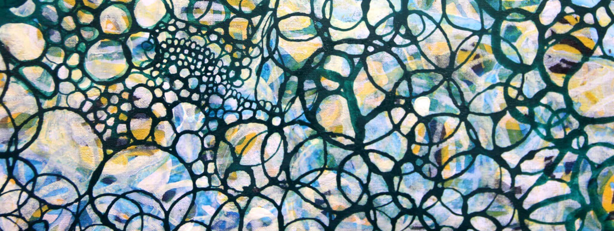 tejido marino- detalle tejido cosmico - natalia cajiao