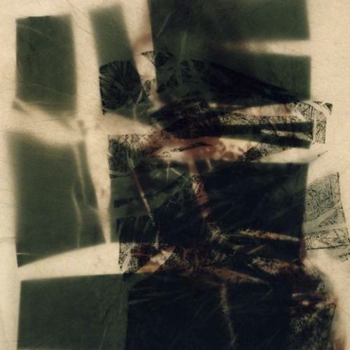 Huellas de Luz # 3, 2004. Monotipia y calcografía sobre papel de pergamino. 56 cms x 45 cms