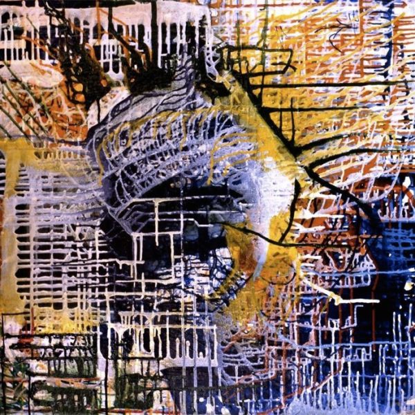 Celda, 2005. Mixta sobre lienzo. 90 cms x 110 cms