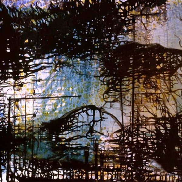 Polución y bilis negra, 2005. Mixta sobre lienzo. 90 cms x 110 cms