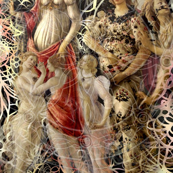 Infinito, 2022. Mixta sobre papel 100% de algodón. 40 cms x 27 cms
