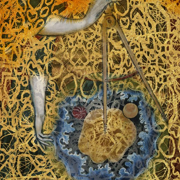 Principio y Fin, 2022. Mixta sobre papel 100% de algodón. 40 cms x 27 cms