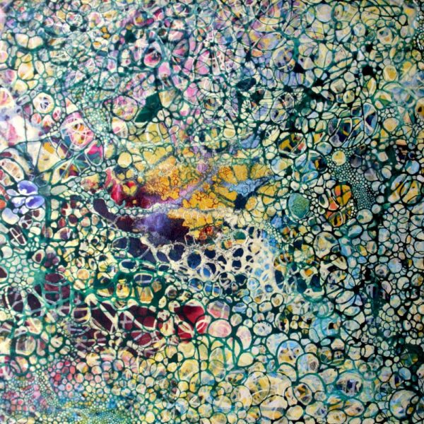 Tejido Vegetal. Mixta sobre lienzo. 80 cms x 108 cms.